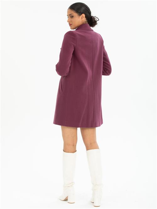 Women coat wholesale Plum color