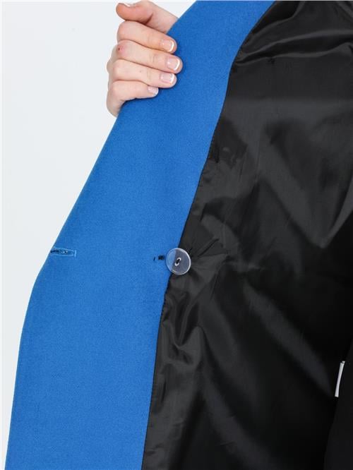 Women Six-Button Coat Wholesale Blue Color