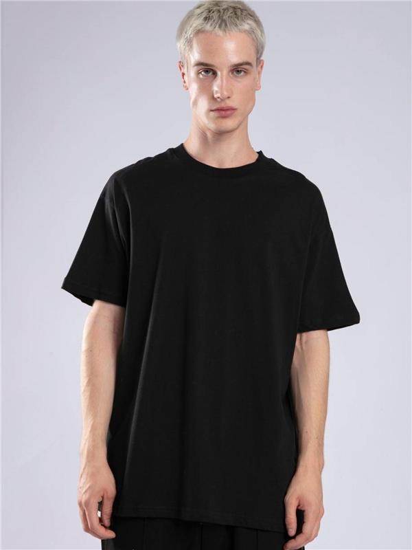 Men plain tshirt wholesale Black color wholesale clothing