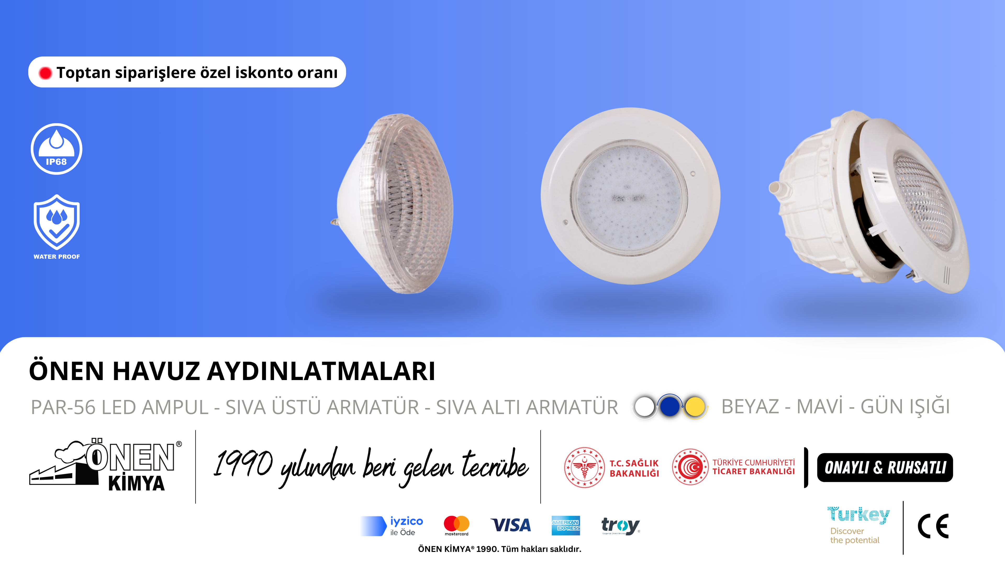 Havuz Aydınlatmasında Yeni Nesil Çözümler: ÖNEN KİMYA Kalitesiyle Aydınlanan Havuzlar