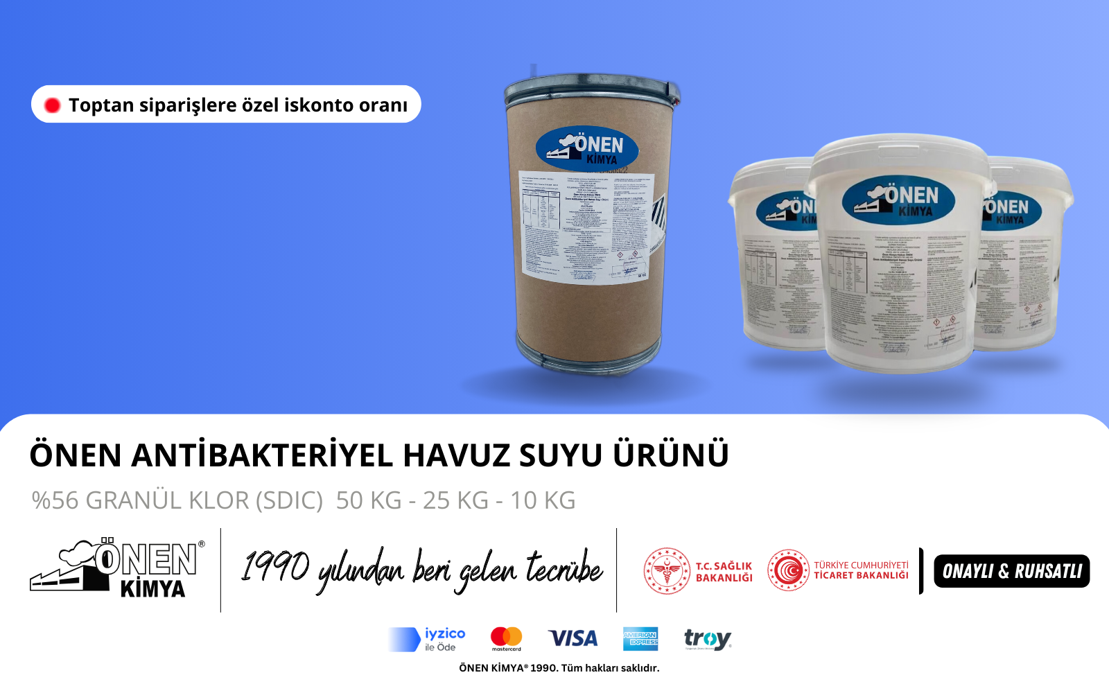 Havuz Temizliğinde Güvenin ve Kalitenin Adresi: ÖNEN Antibakteriyel Suyu Havuz Dezenfektanı