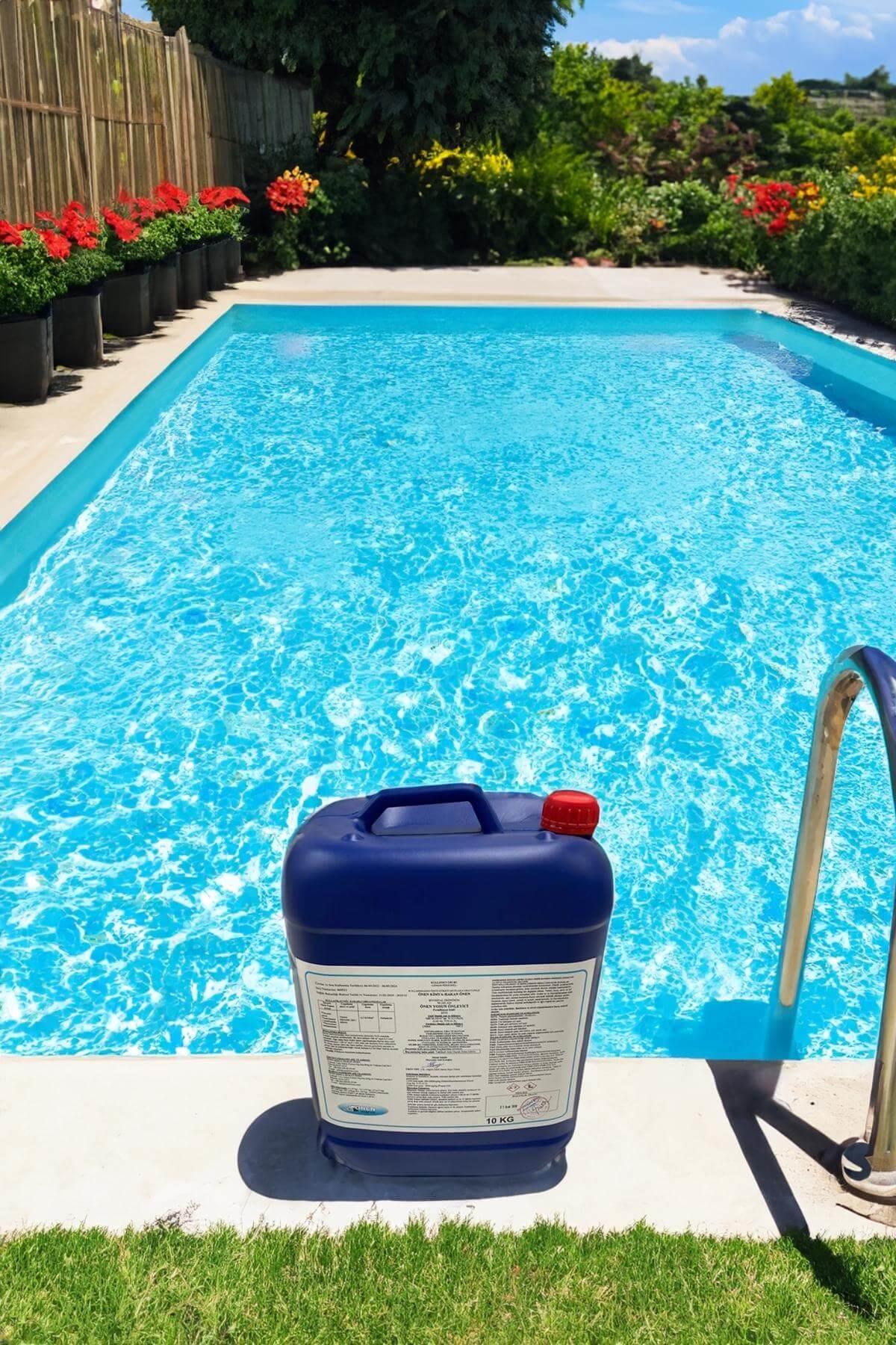 Önen Kimya Havuz Yosun Önleyici 10 KG Yüksek Aktif Oranlı Sıvı Havuz Kimyasalı