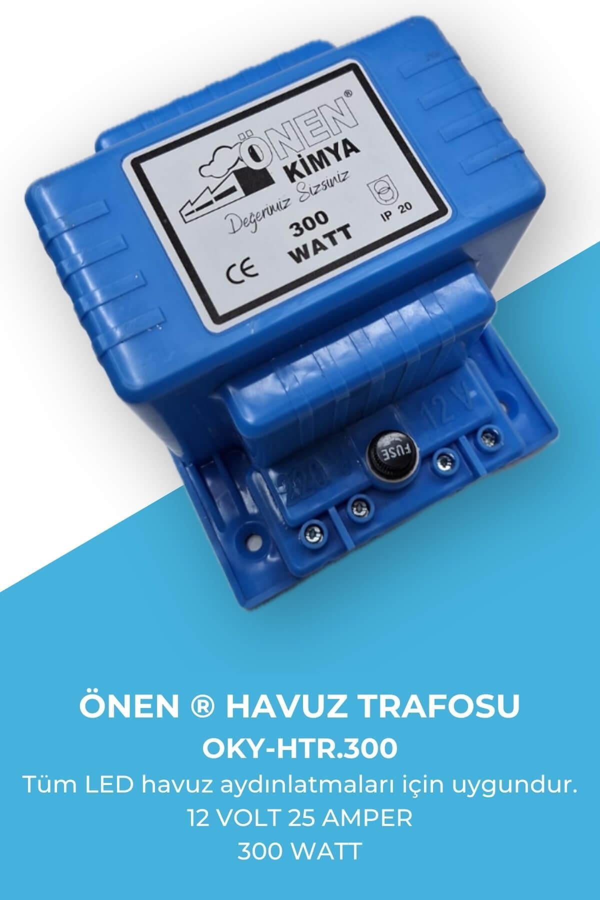 Önen Kimya Havuz Aydınlatmaları İçin 100W-300W Güç Kaynağı Havuz Trafosu