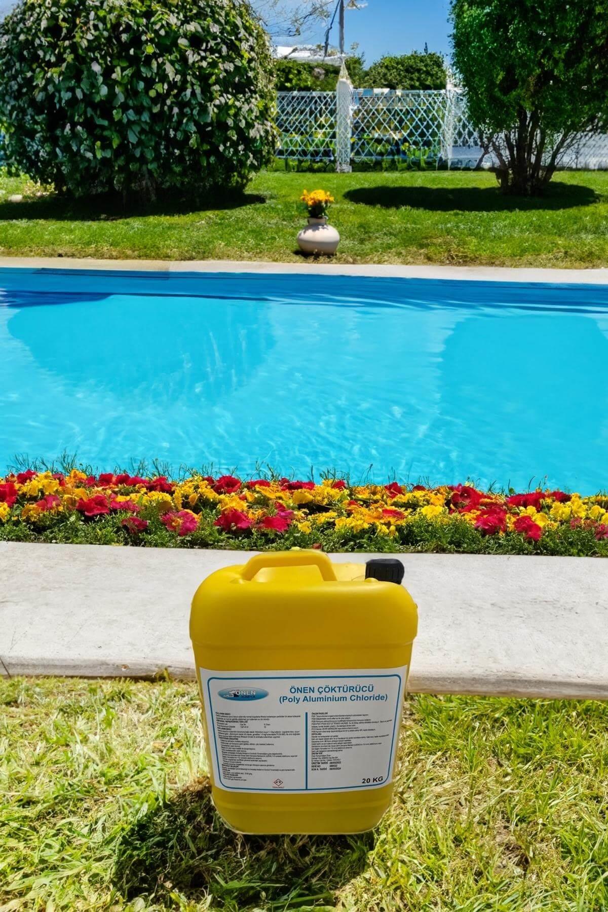 Önen Kimya Havuz Çöktürücü-Topaklayıcı 20 KG Yüksek Aktif Oranlı Sıvı Havuz Kimyasalı