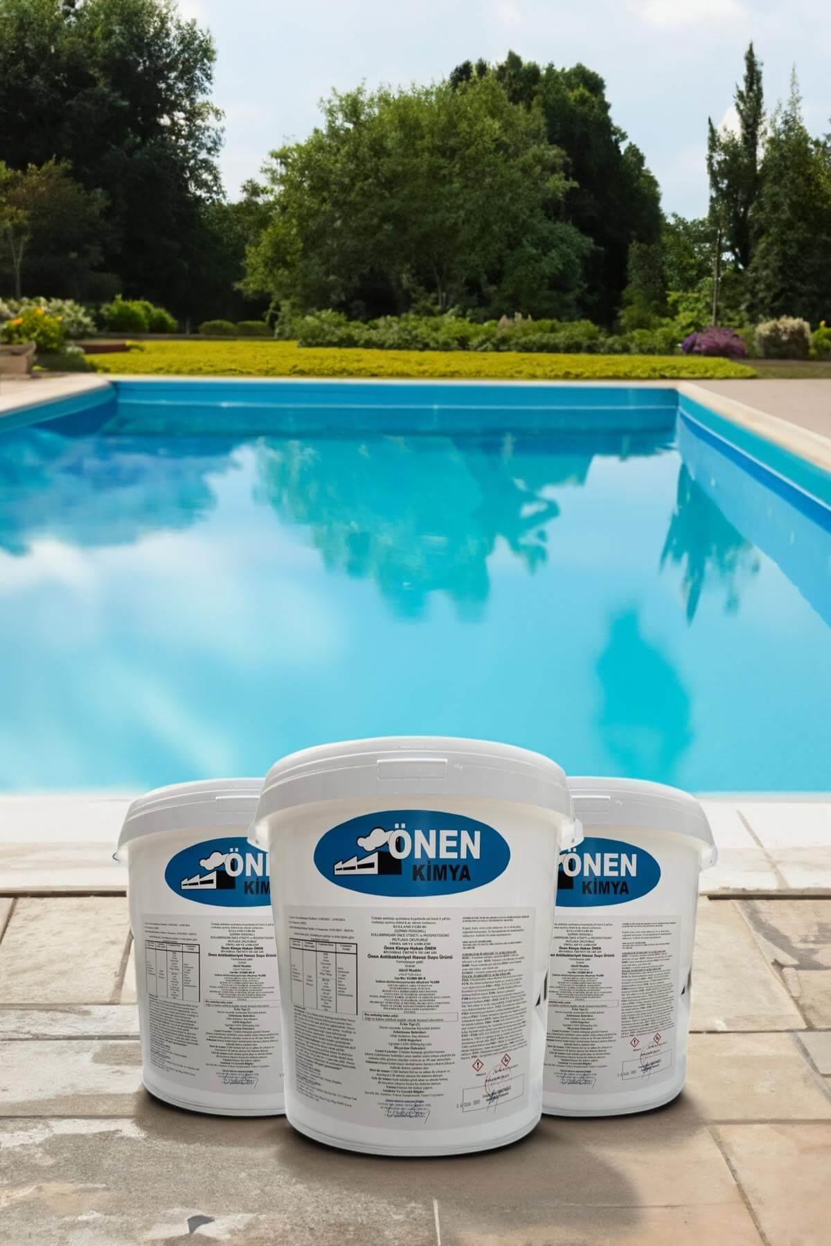 Önen Kimya Havuz Dezenfektanı 10-25-50 KG %56 Aktif Oranına Sahip Toz Granül Klor Havuz Kimyasalı