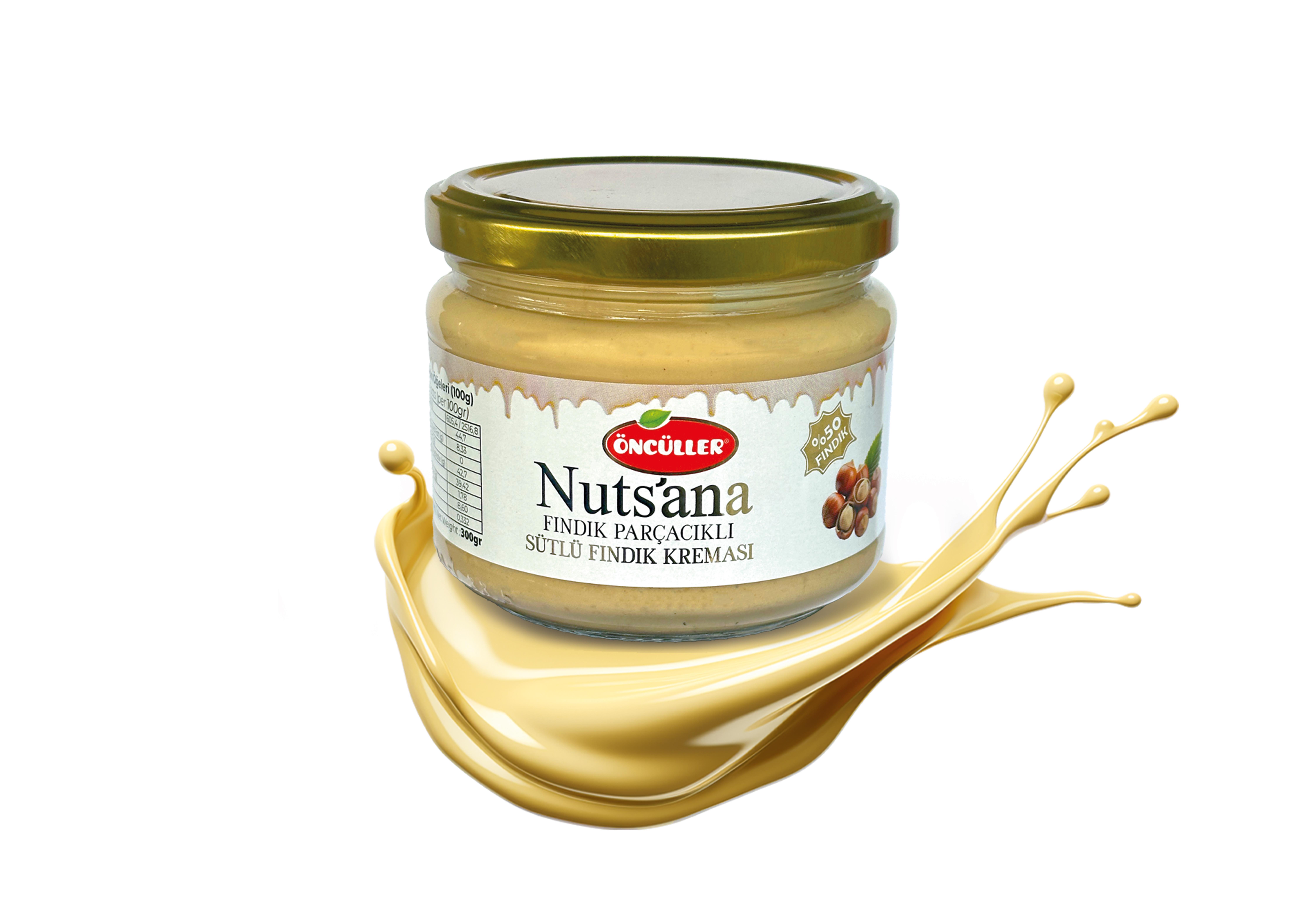 NUTSANA SÜTLÜ FINDIK KREMASI