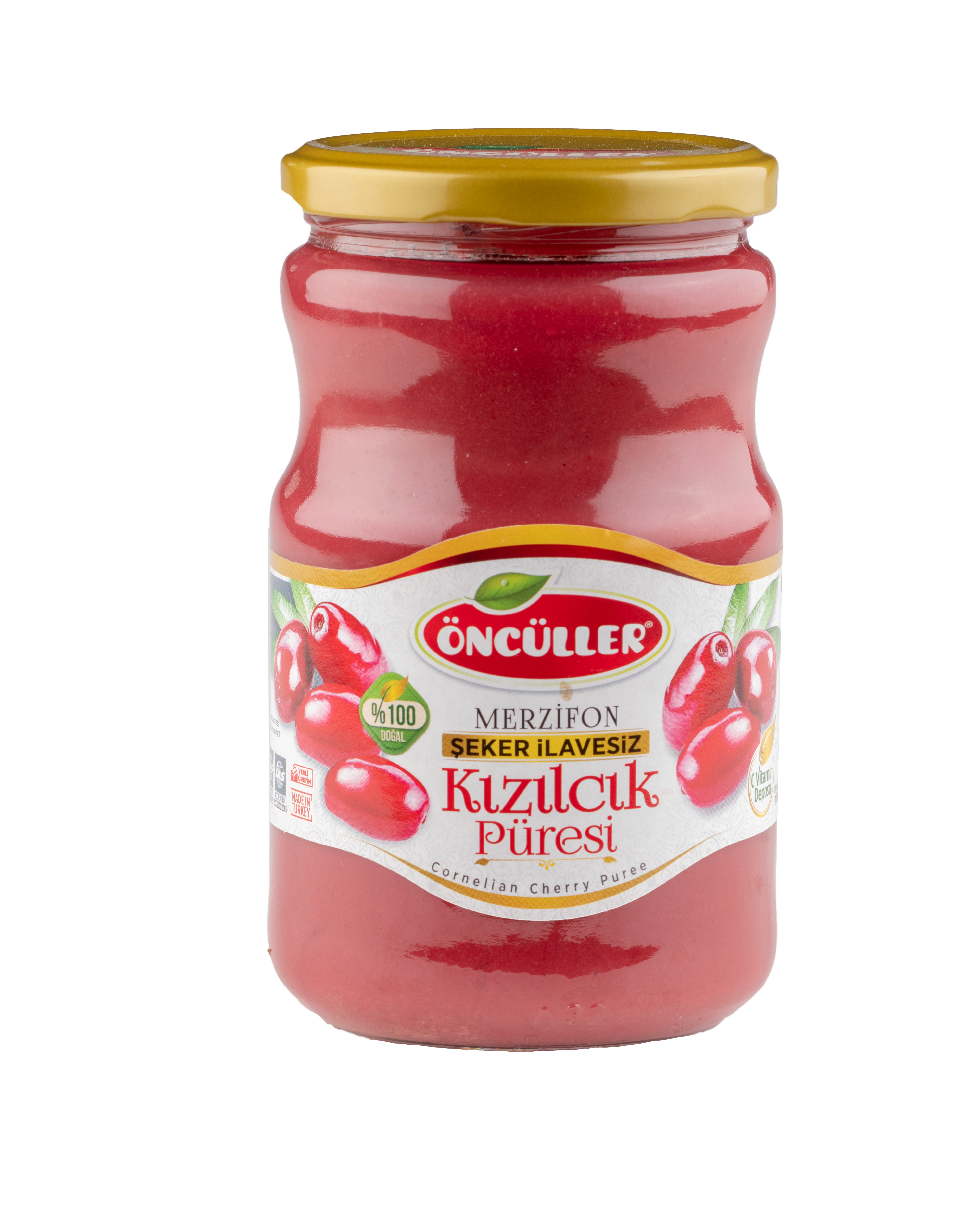 360 Gr. Kızılcık Püresi (Şekersiz)