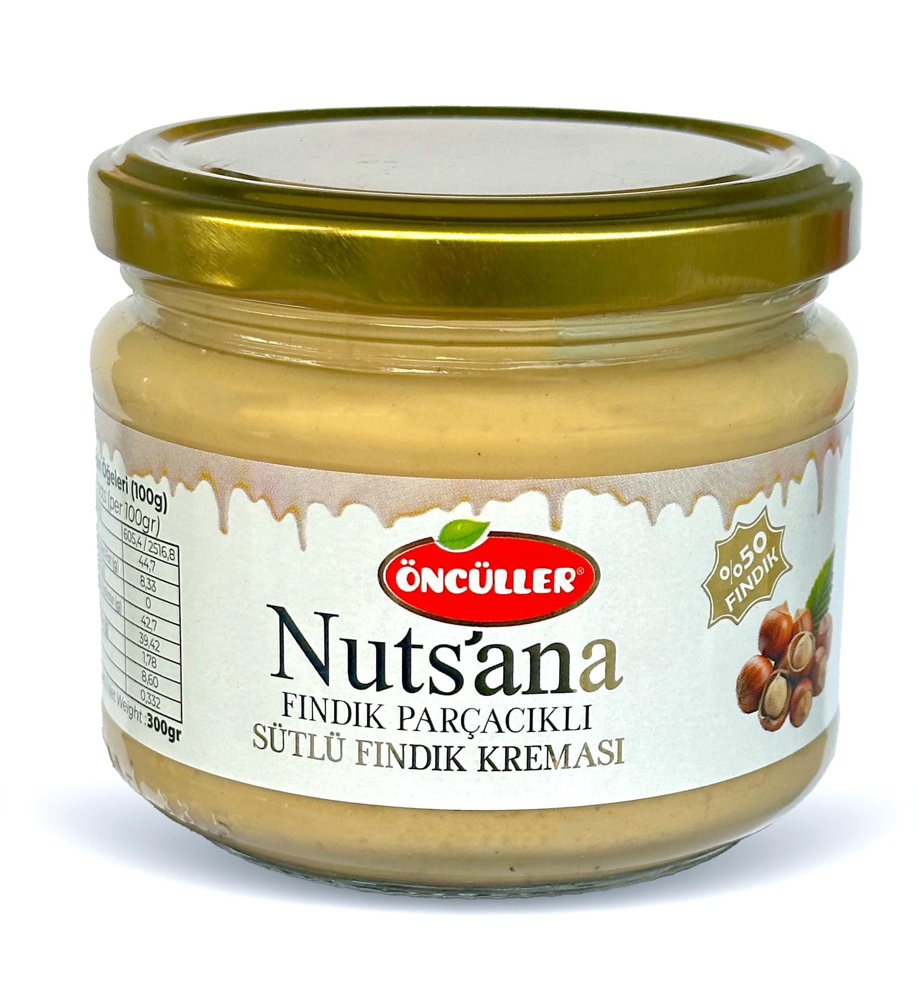 NUTSANA SÜTLÜ FINDIK KREMASI