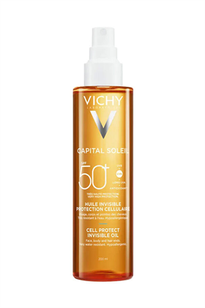 Vichy Capital Soleil Cell Protect Oil Spf 50 200 ml | Eczanem ve BenYüz ve Vücut Güneş ÜrünleriVichyVichy Capital Soleil Cell Protect Oil Spf 50 200 ml