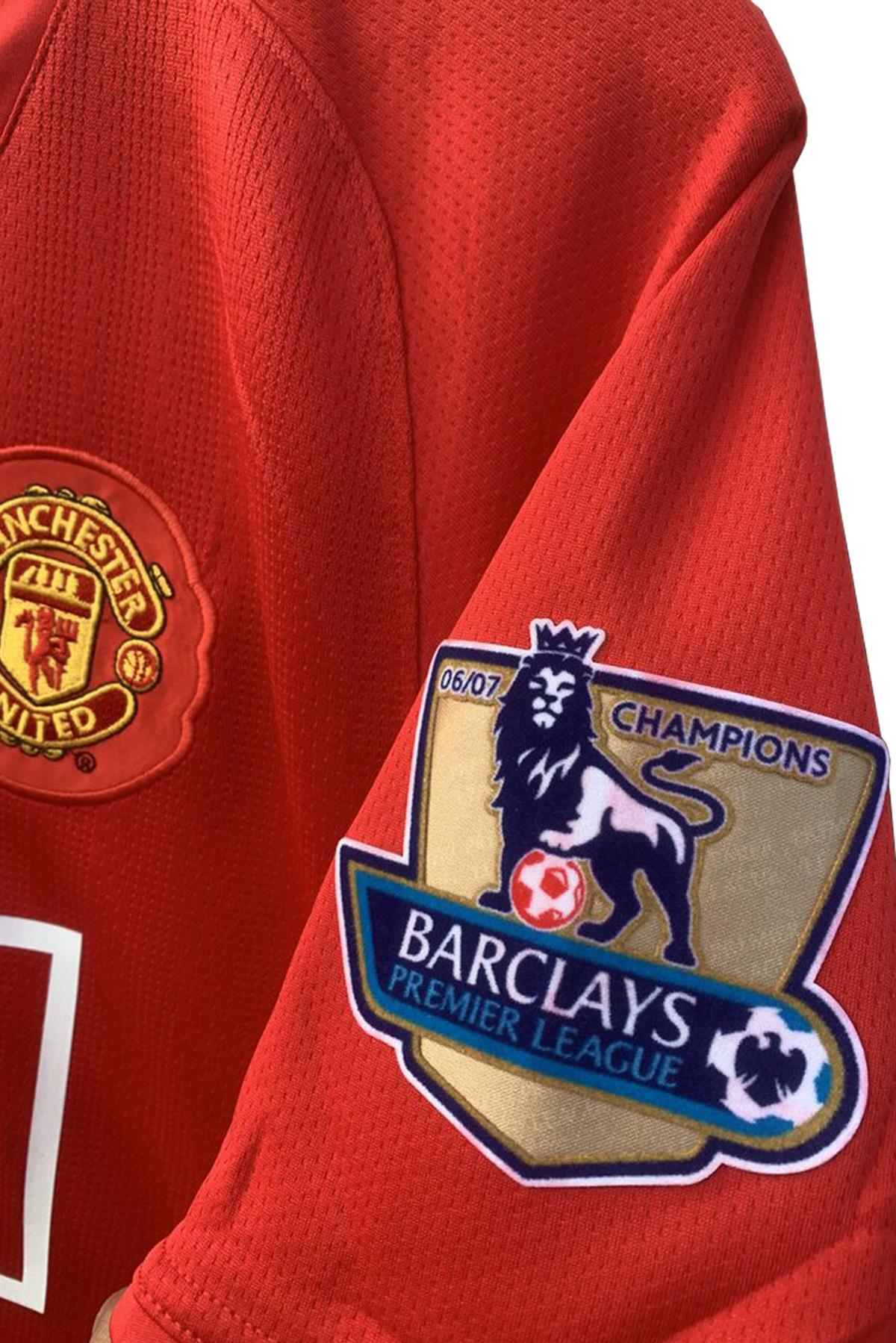 2008 Manchester United Premier Lig Fontlu Uzun Kollu Ronaldo Formas