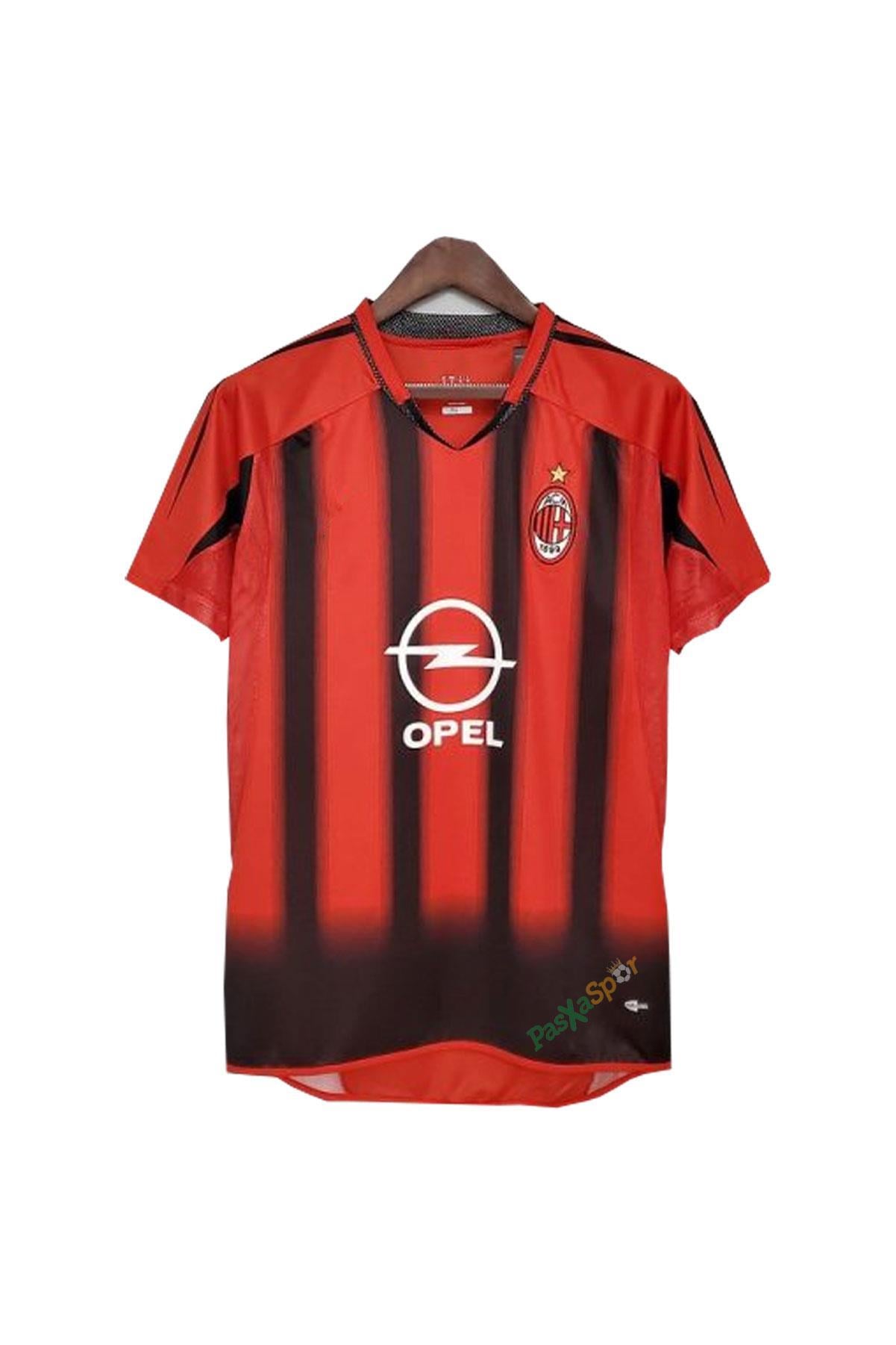 Ac Milan 2004-2005 İç Saha Şampiyonlar Ligi Kaka Kısa Kol Maç Forması
