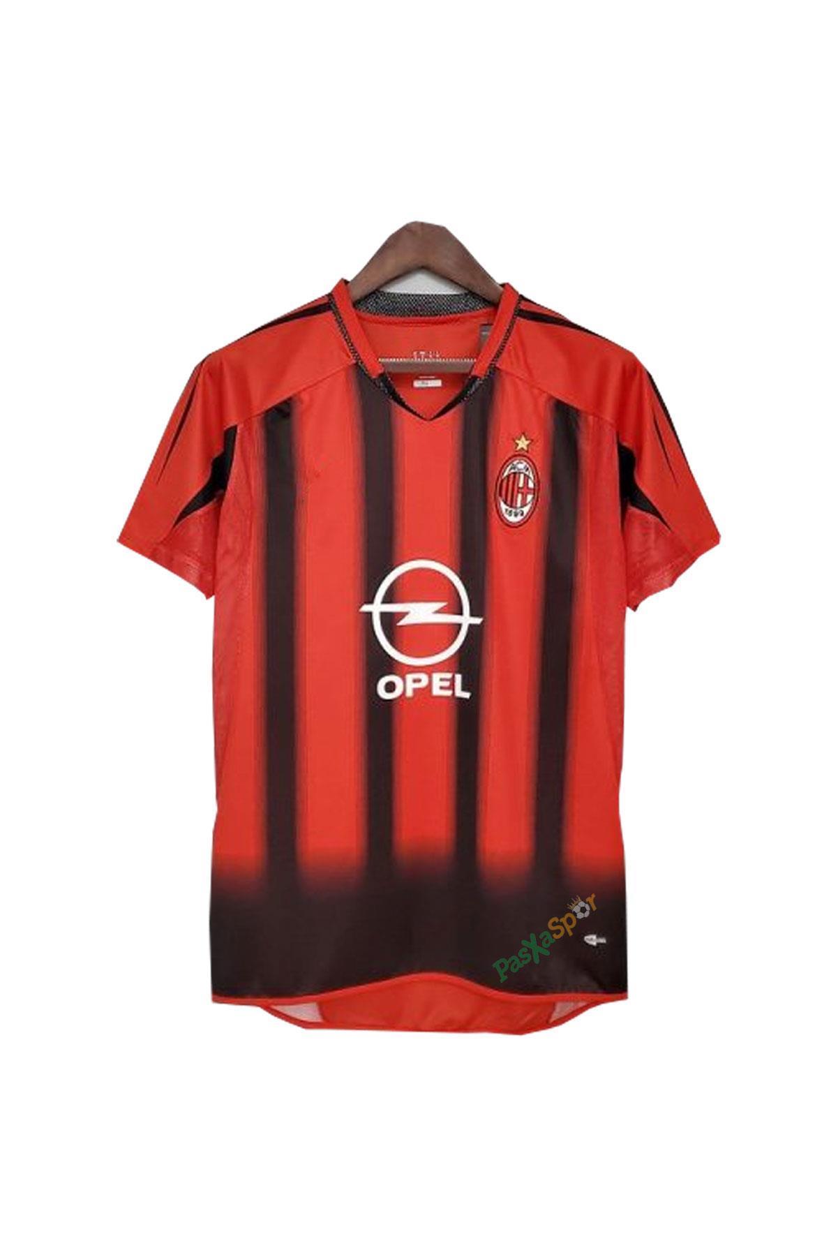 Ac Milan 2004-2005 İç Saha Şampiyonlar Ligi Pırlo Kısa Kol Maç Forması