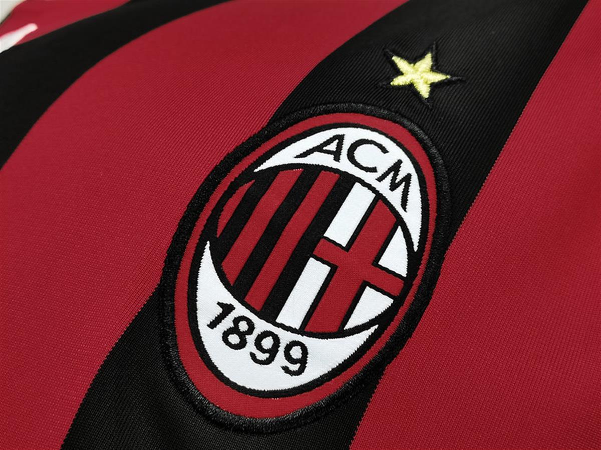 Ac Milan 2009 İç Saha Şampiyonlar Ligi Beckham Uzun Kol Maç Forması 