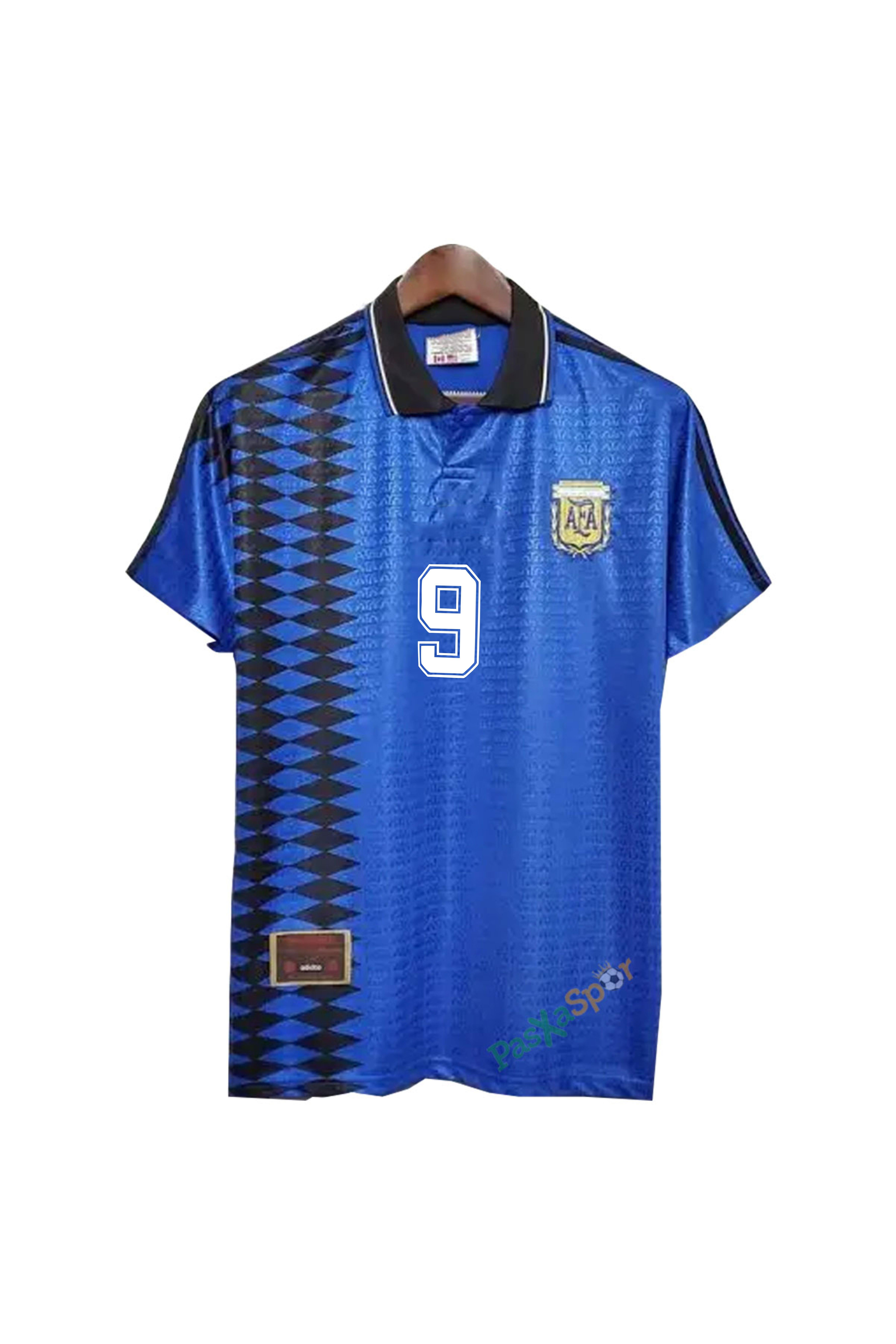 Arjantin 1994 Dünya Kupası Batistuta Retro Maç Forması
