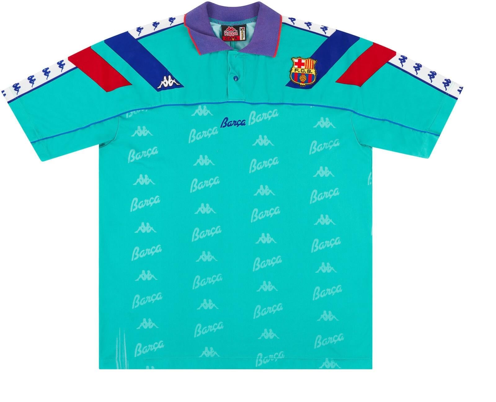 Barcelona 1995 Deplasman Kısa Kolu Retro Maç Forması