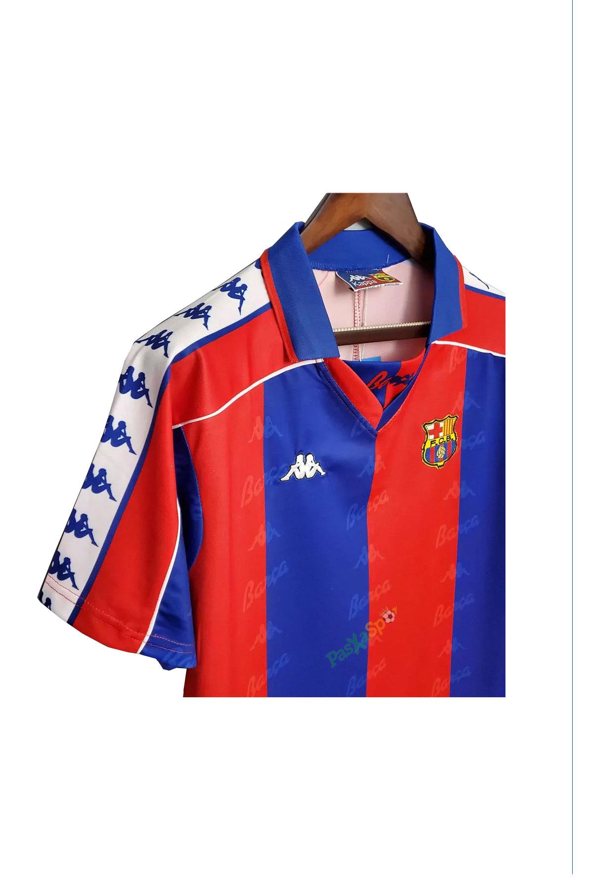 Barcelona 1995 İç Saha Kısa Kolu Retro Maç Forması