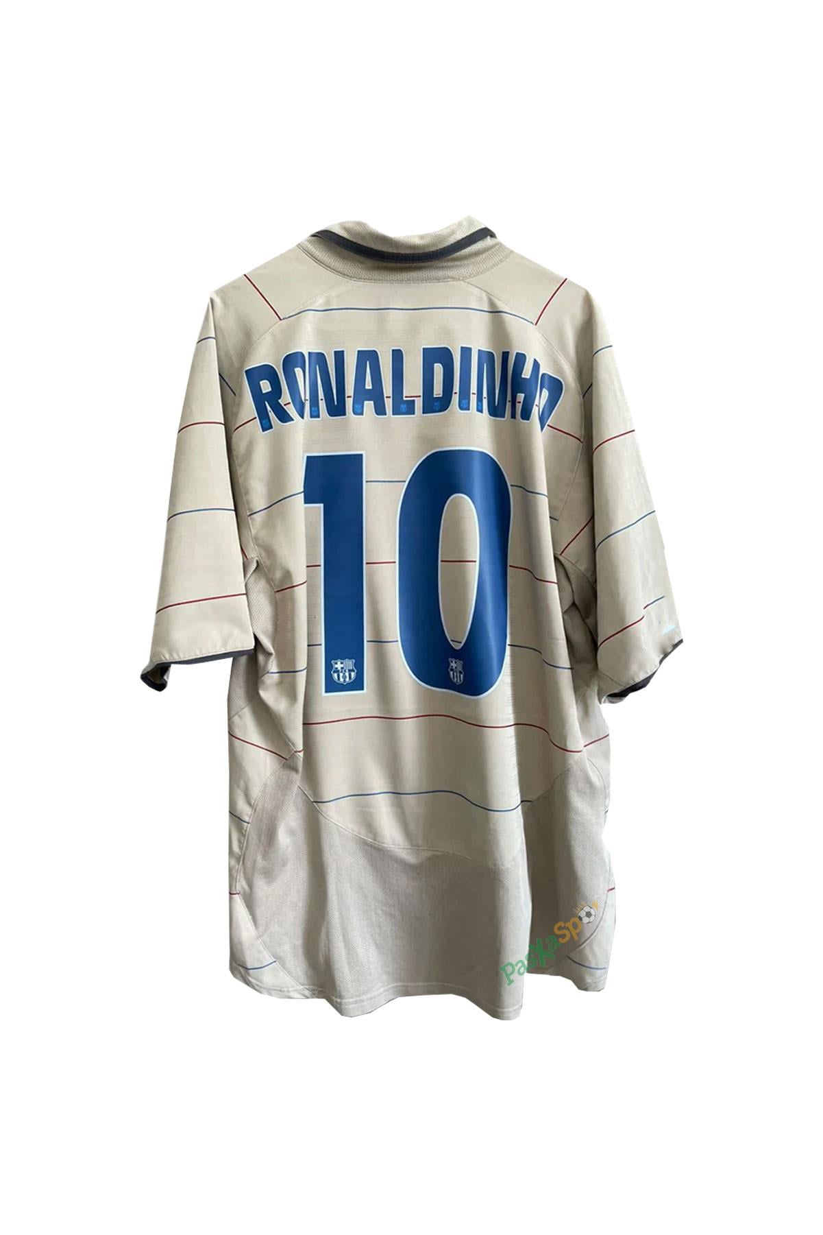 Barcelona 2004 Deplasman Ronaldinho Retro Maç Forması