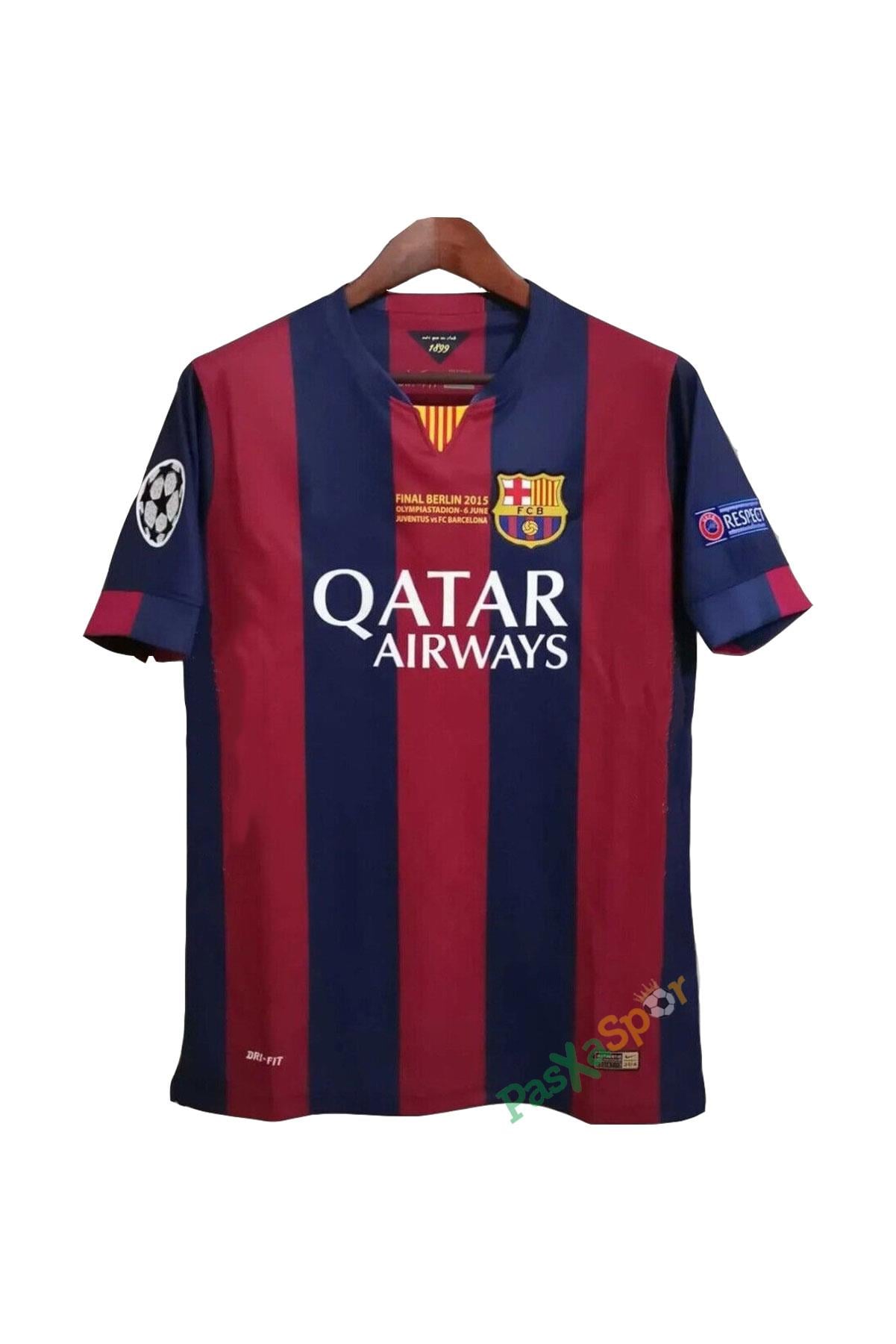 Barcelona 2014-2015 Sezonu Şampiyonlar Ligi Finali Suarez Retro Maç Forması