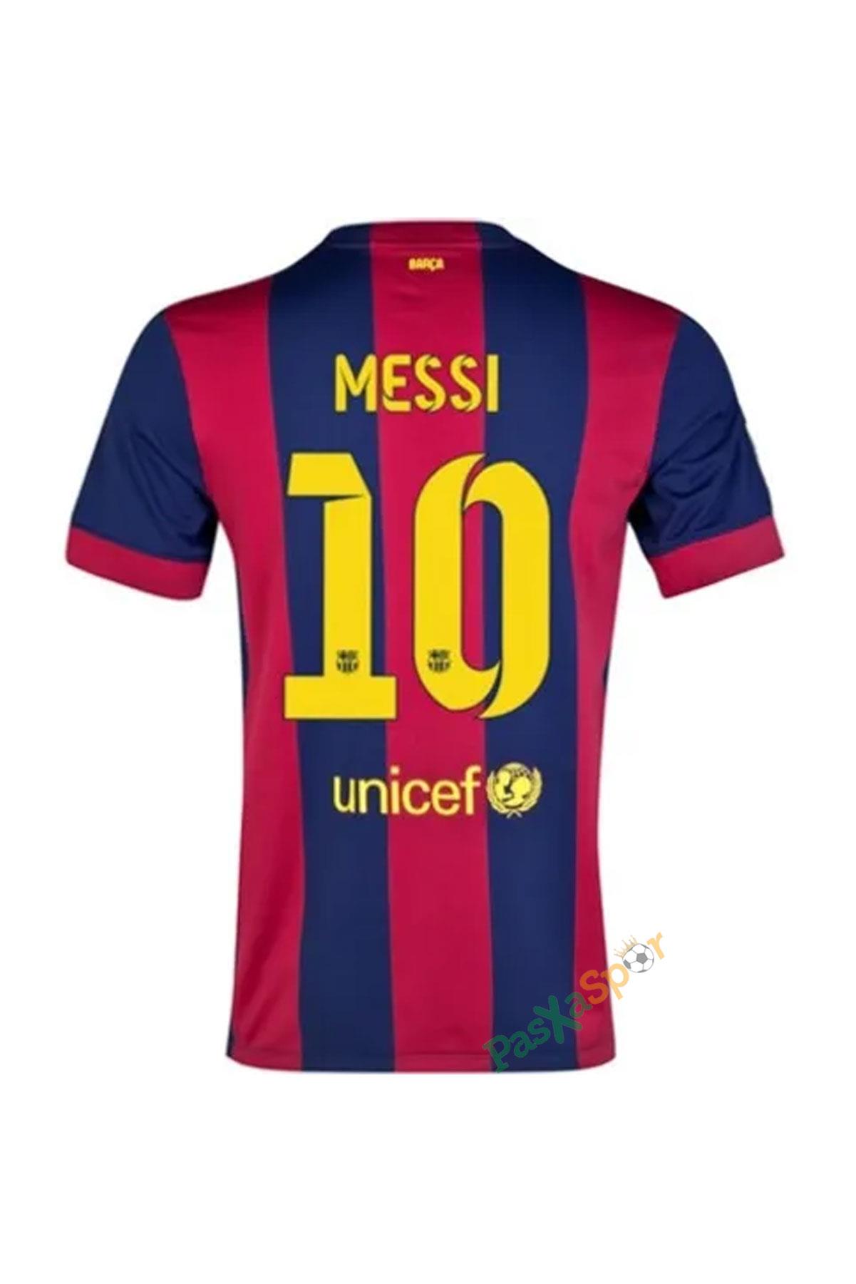 Barcelona 2014-2015 Sezonu Şampiyonlar Ligi Finali Messi Retro Maç Forması