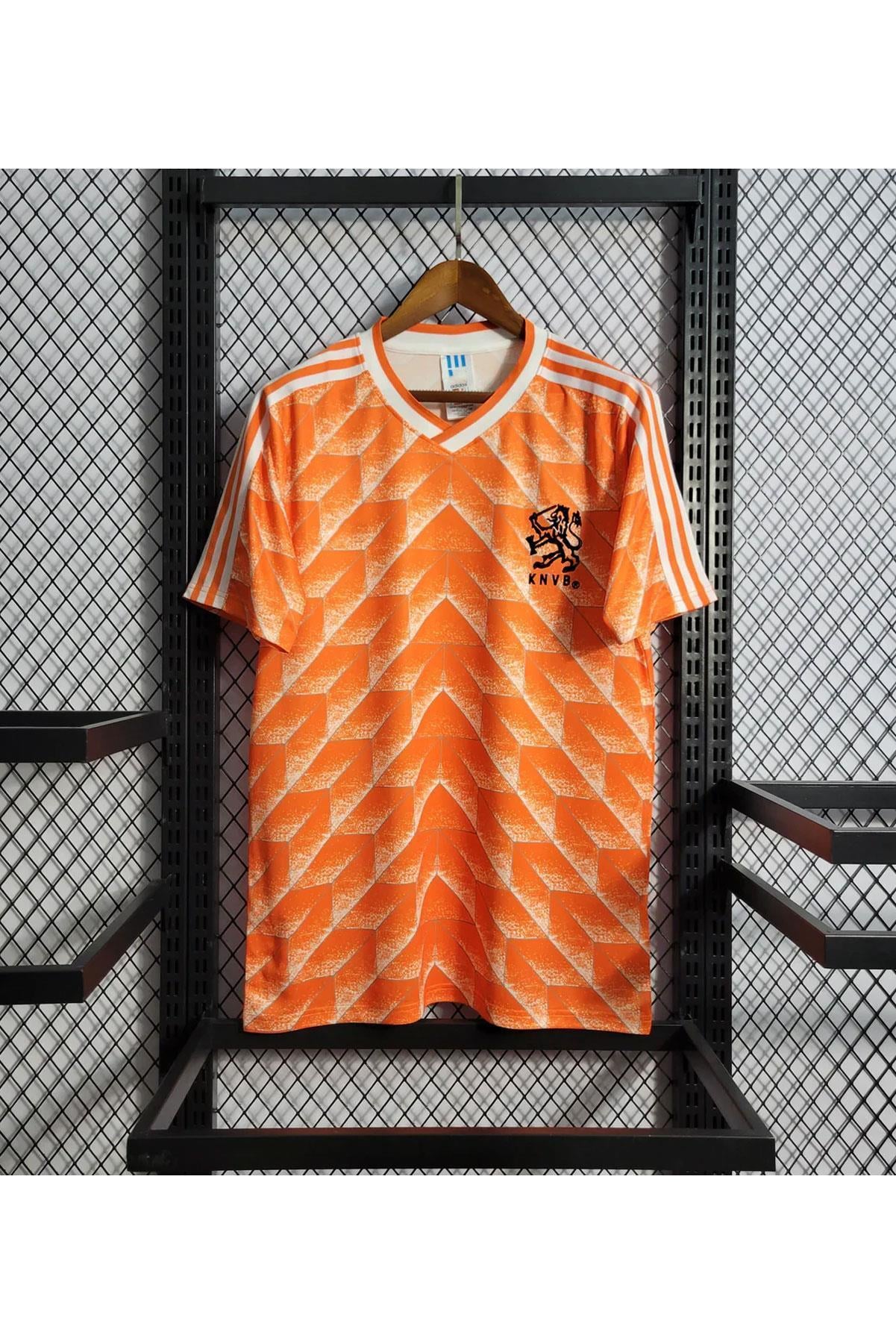 Nostalji Euro 1988 Hollanda Van Basten Final Retro  Forması 