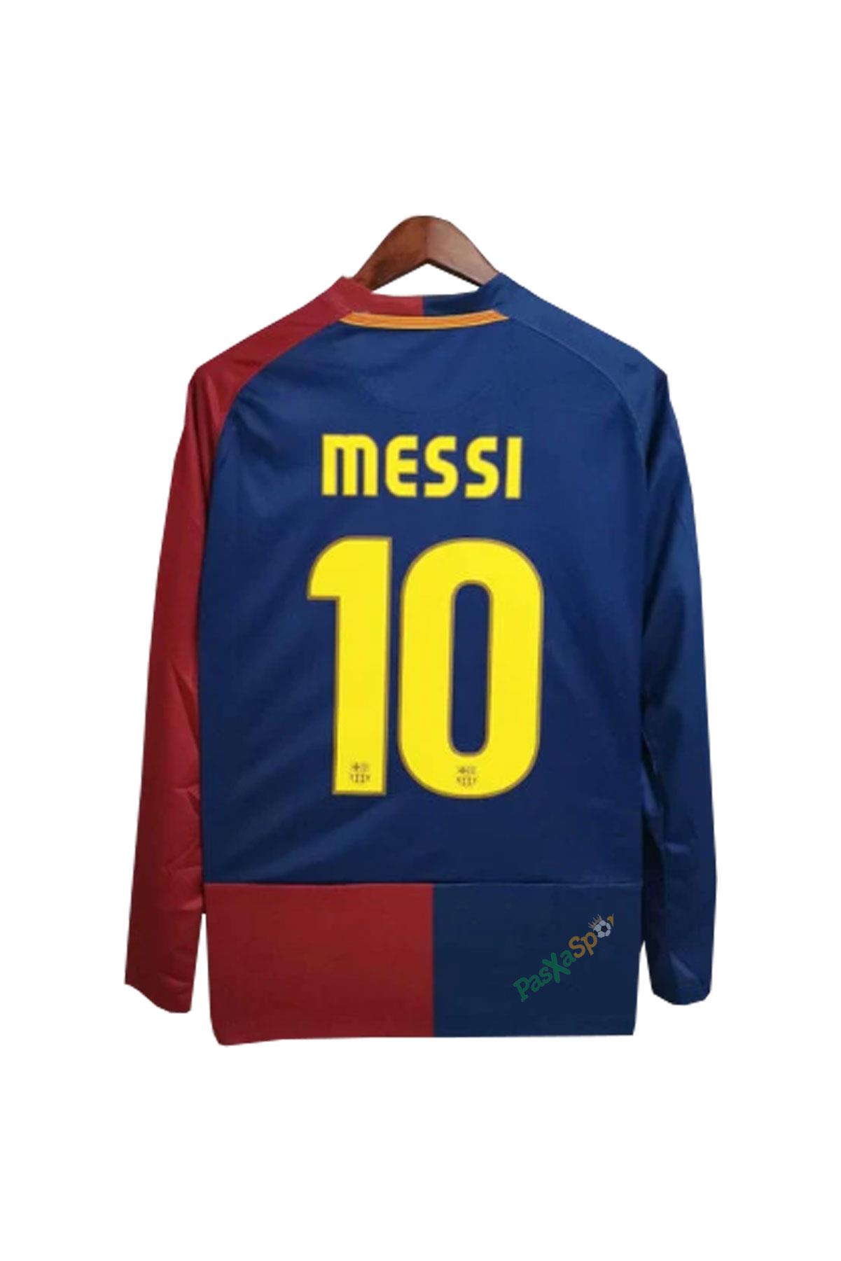 FC Barcelona 2009 Şampiyonlar Ligi Finali  Messi Uzun Kolu Retro Maç Forması