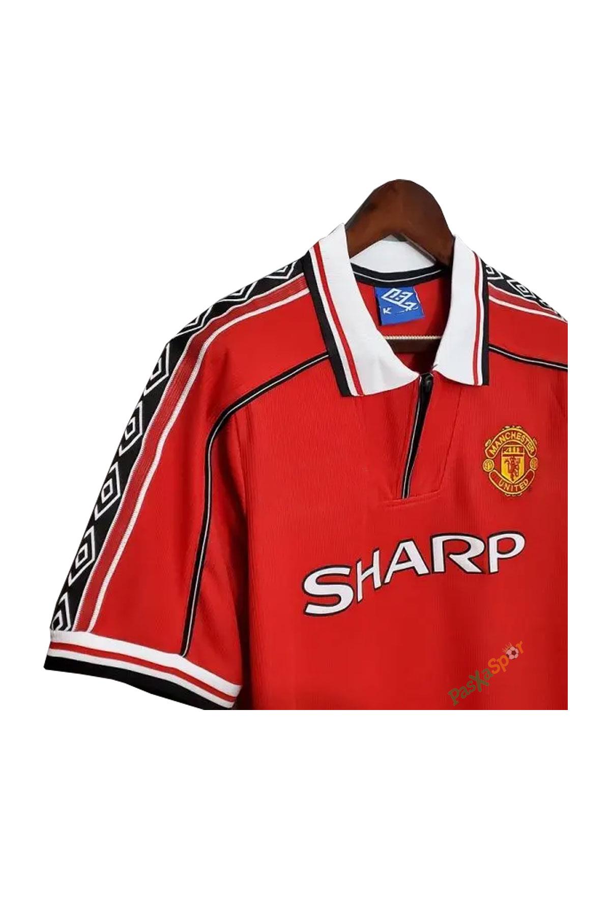 Manchester United 98/99 İç Saha Beckham Retro Kısa Kol Forma