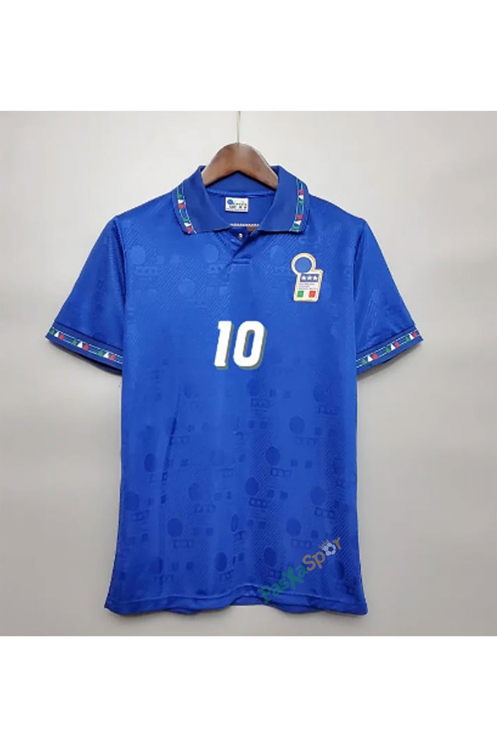 Nostalji 1994 Dünya Kupası Finali İtalya Roberto Baggio Retro Maç Forması