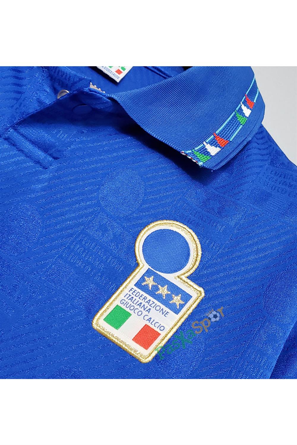 Nostalji 1994 Dünya Kupası Finali İtalya Roberto Baggio Retro Maç Forması