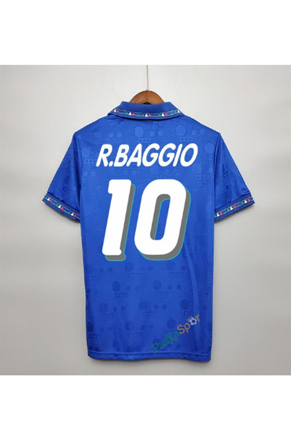 Nostalji 1994 Dünya Kupası Finali İtalya Roberto Baggio Retro Maç Forması