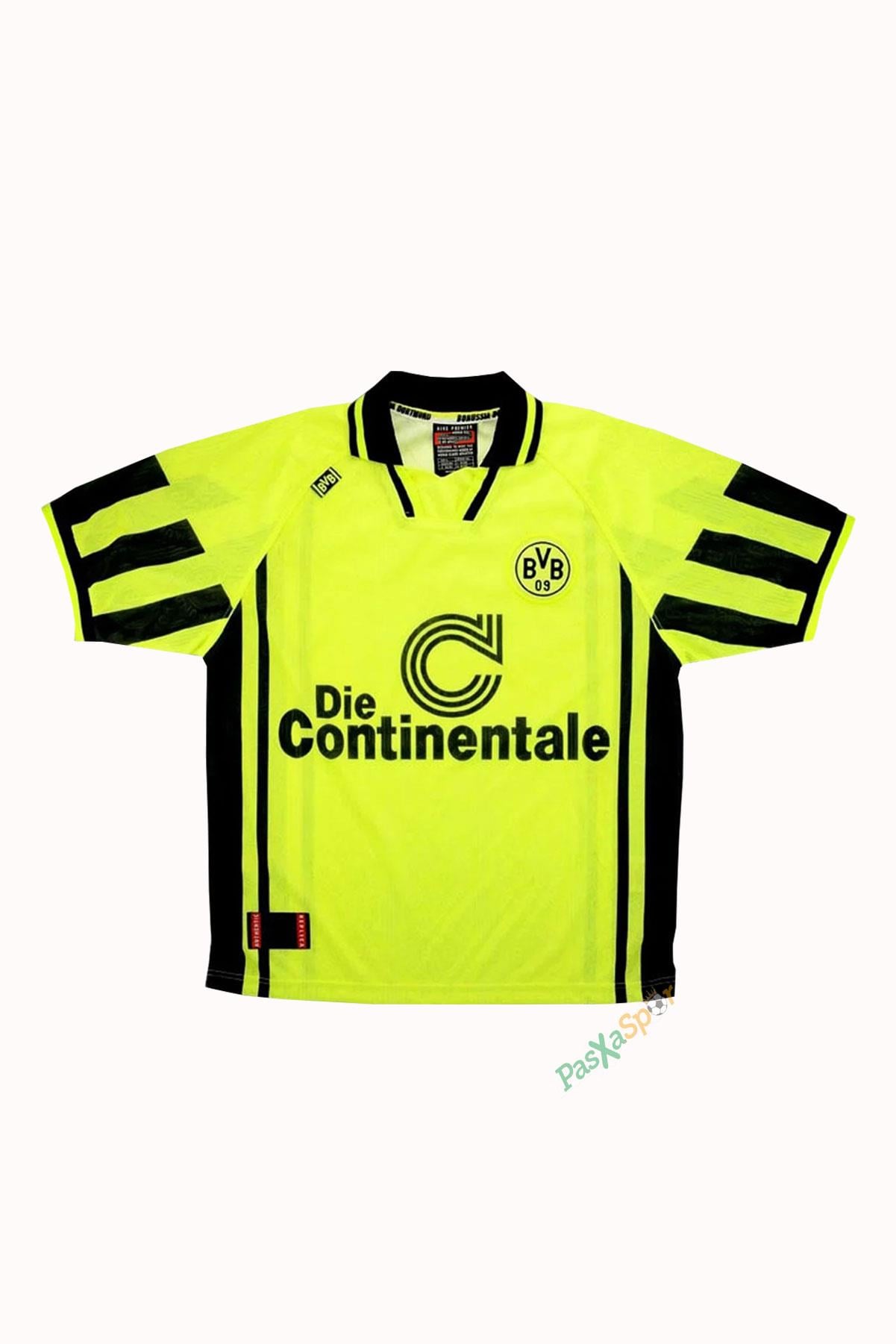 Nostalji 1996/1997 Borussia Dortmund İç Saha Retro Maç Forması