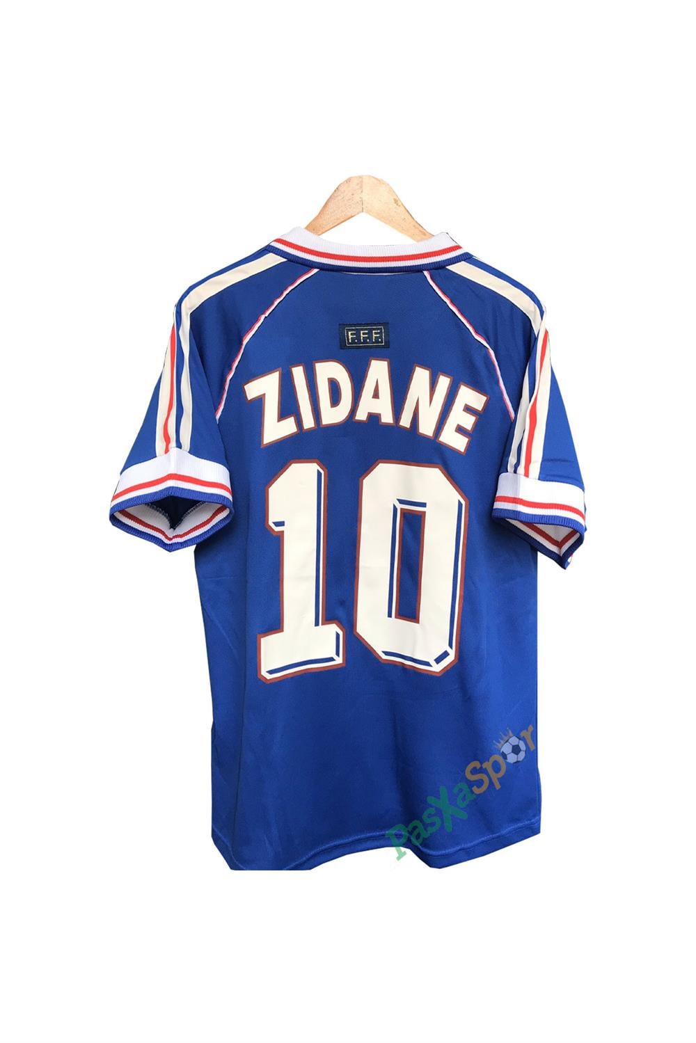 Nostalji Fransa 1998 Dünya Kupası Finali Zidane Retro Maç Forması