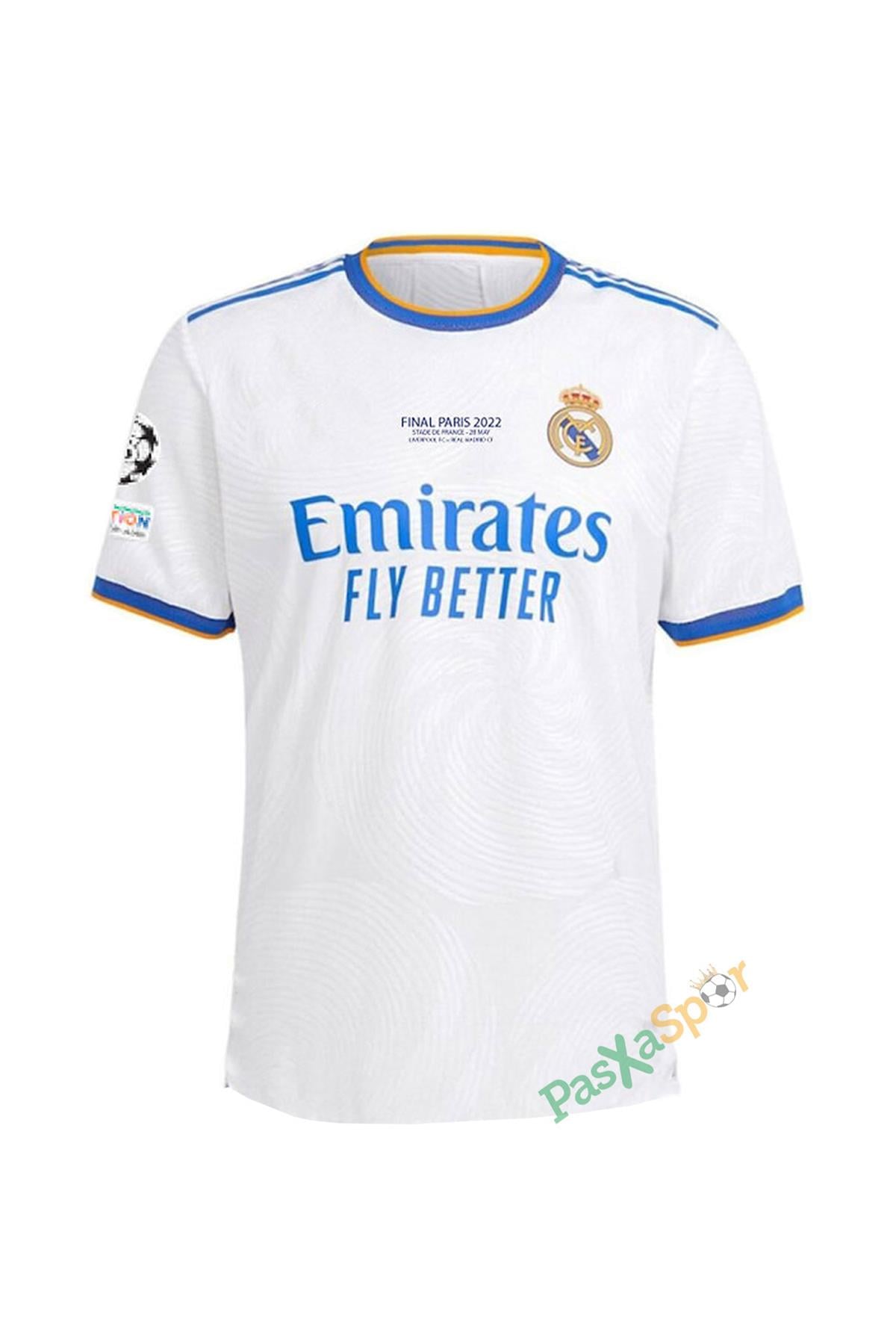 Özel Üretim Ronaldo Real Madrid 2022 Şampiyonlar Ligi Finali Maç Forması