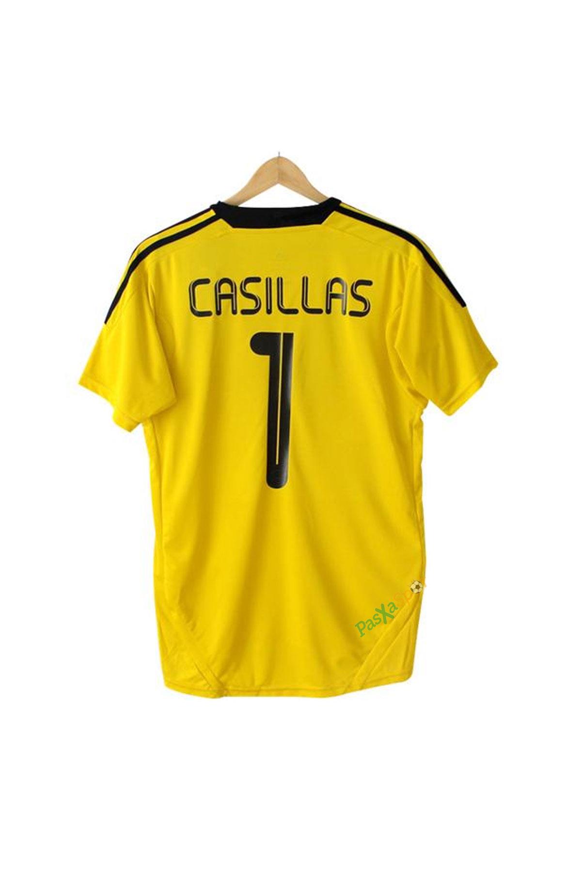 Real Madrid 2011-2012 Casillas Kaleci Kısa Kolu Retro Maç Forması