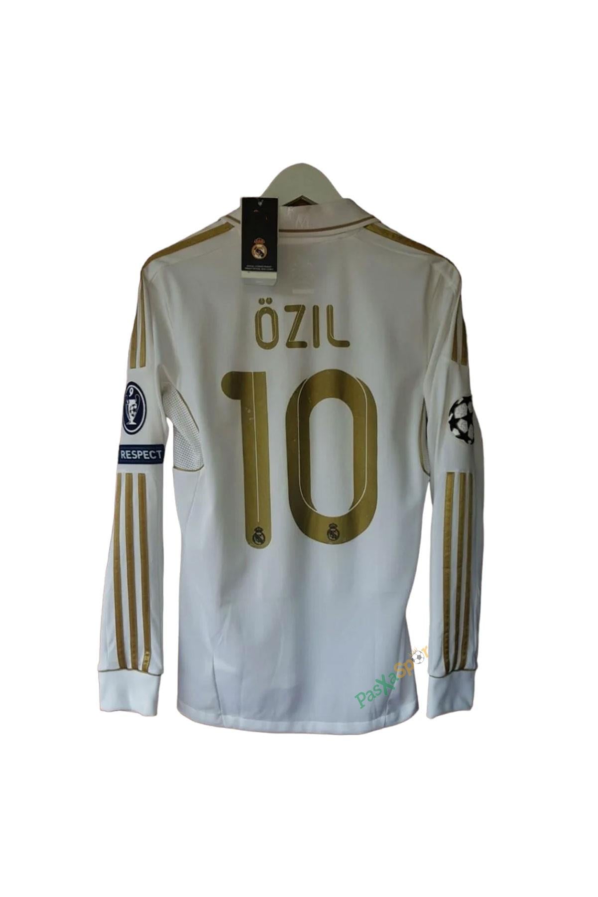 Real Madrid 2011-2012 İç Saha Özil Uzun Kolu Retro Forması