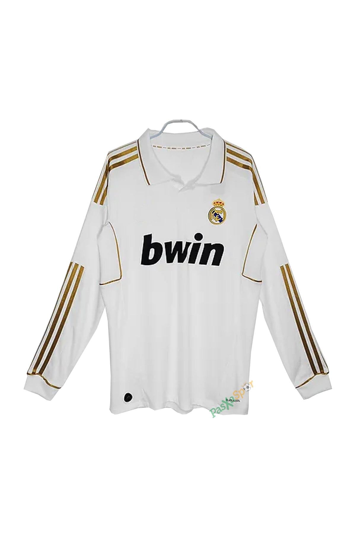 Real Madrid 2011-2012 İç Saha Özil Uzun Kolu Retro Forması