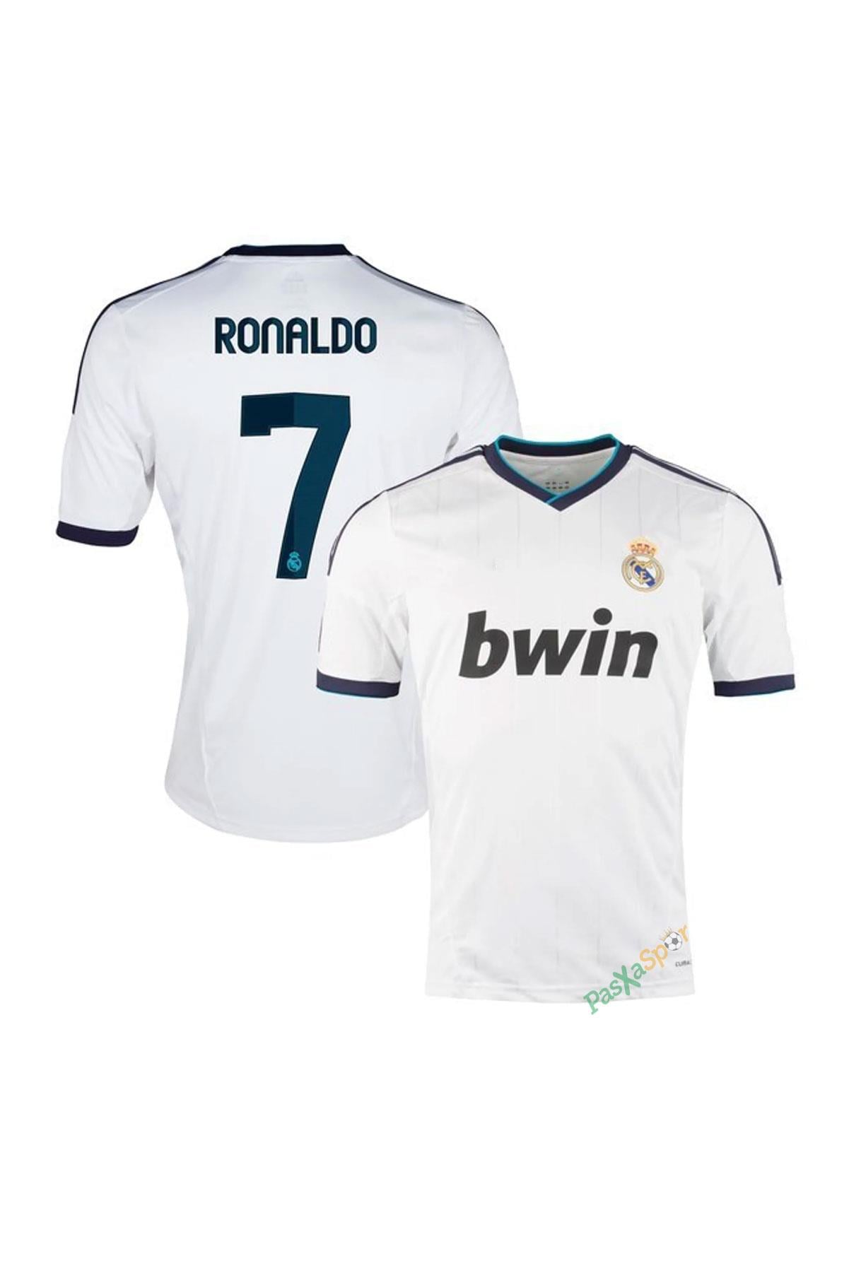Real Madrid 2012-2013 İç Saha Ronaldo Kısa Kolu Retro Forması