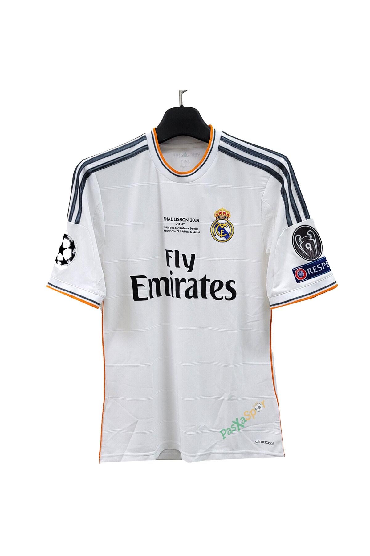 Real Madrid 2014 Şampiyonlar Ligi Finali Ronaldo Kısa Kolu Retro Forması