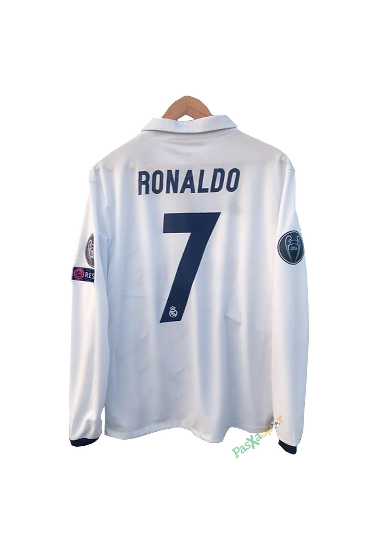 Real Madrid 2017 İç Saha Şampiyonlar Ligi Uzun Kol Ronaldo Forması