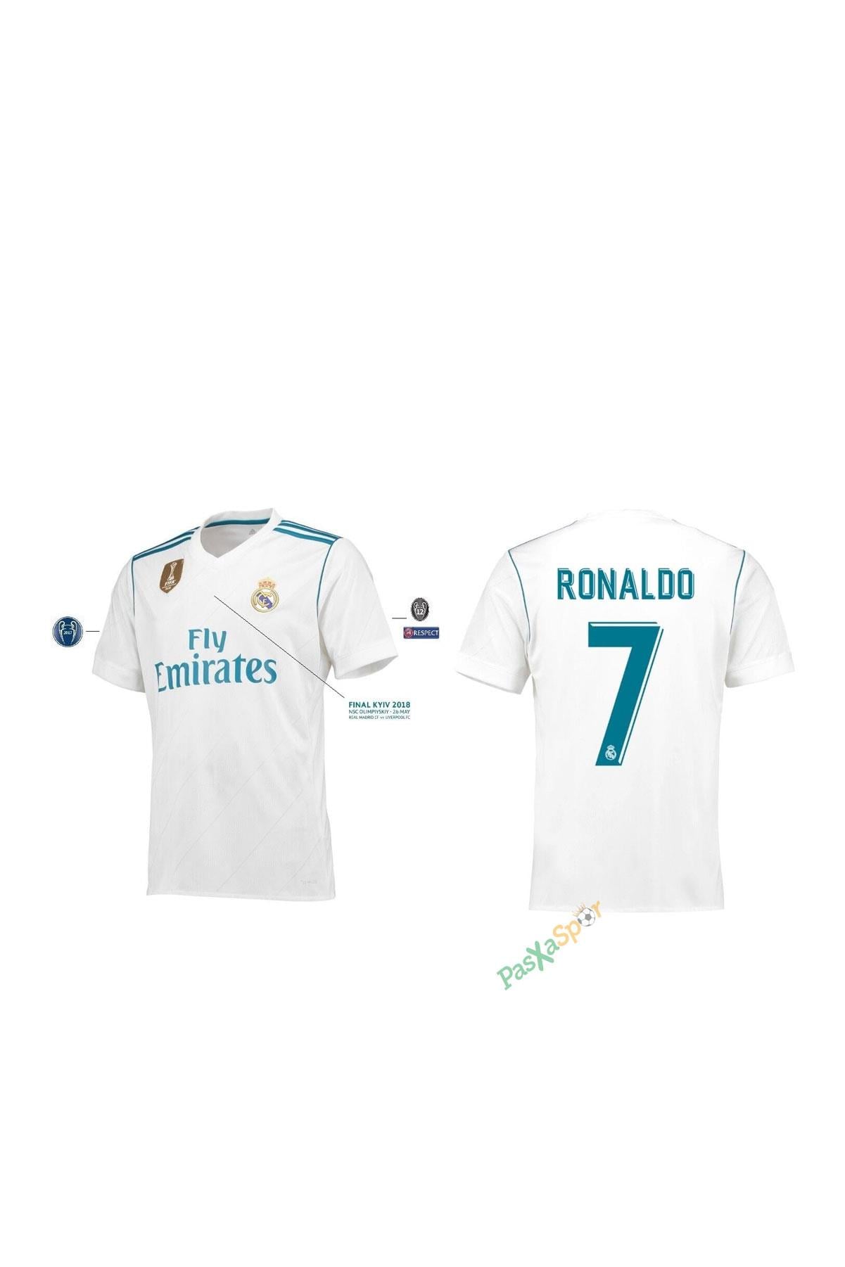 Real Madrid 2018 Şampiyonlar Ligi Ronaldo Kısa Kolu Final Forması