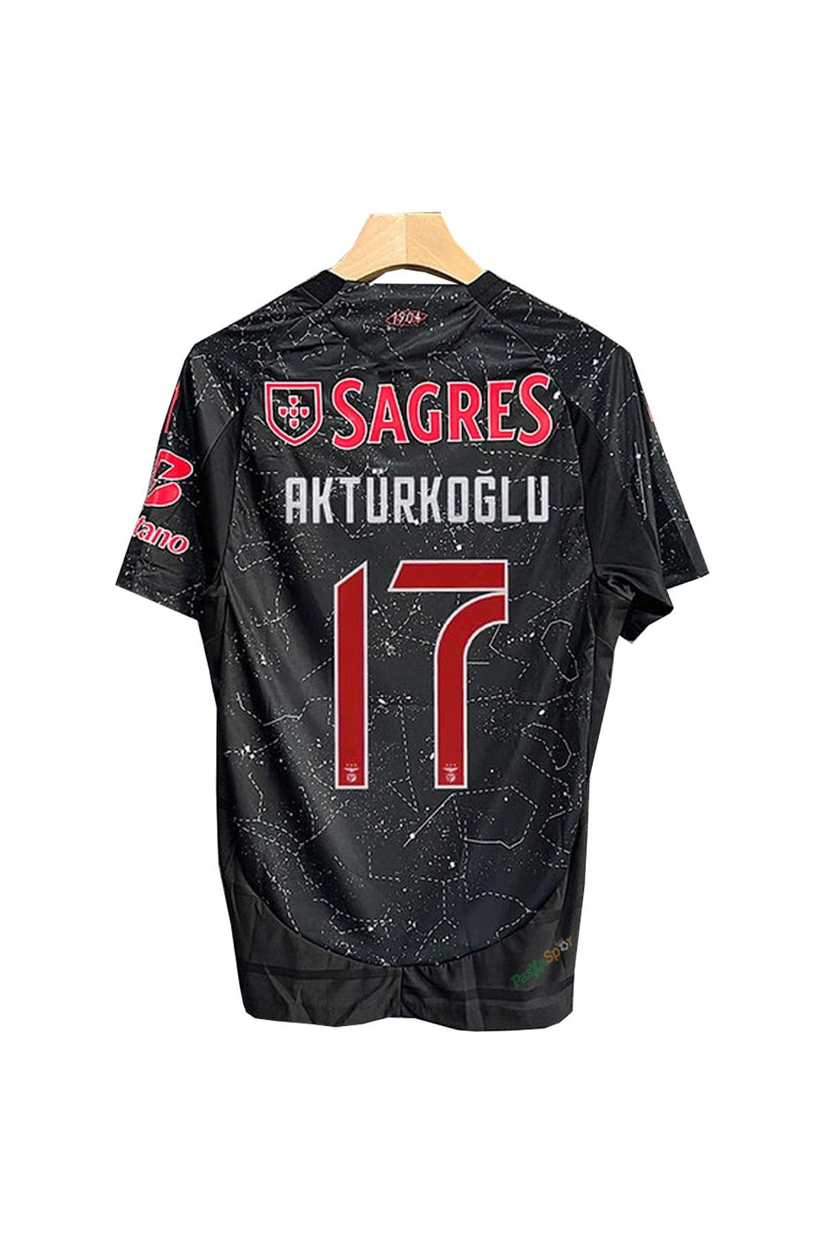 SL Benfica 2024-25 Deplasman Player Versiyon Aktürkoğlu Forması 