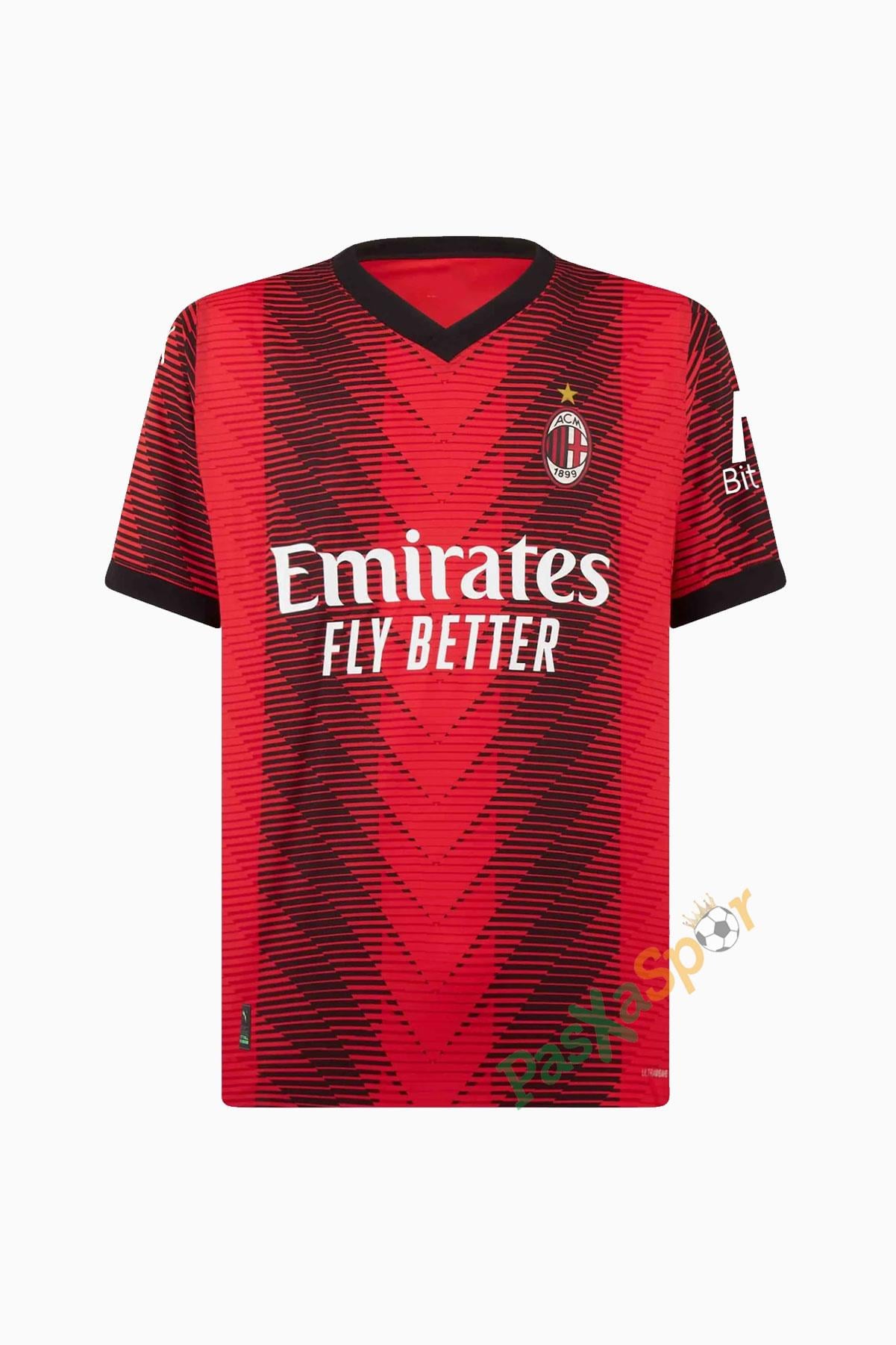 Yeni Sezon Ac Milan 2024 İç Saha Maç Forması