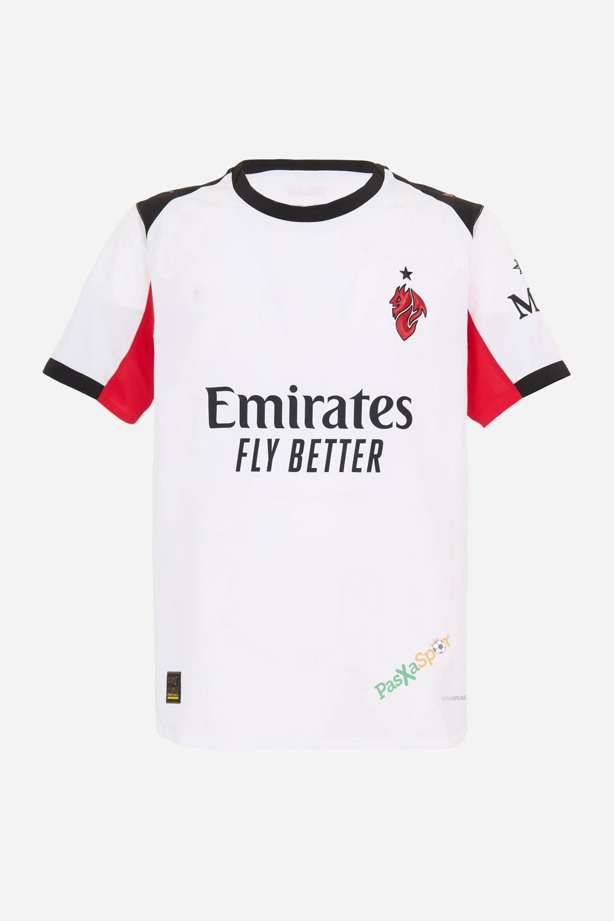 Yeni Sezon AC Milan 2025-2026 Deplasman Beyaz Player  Versiyon Forması