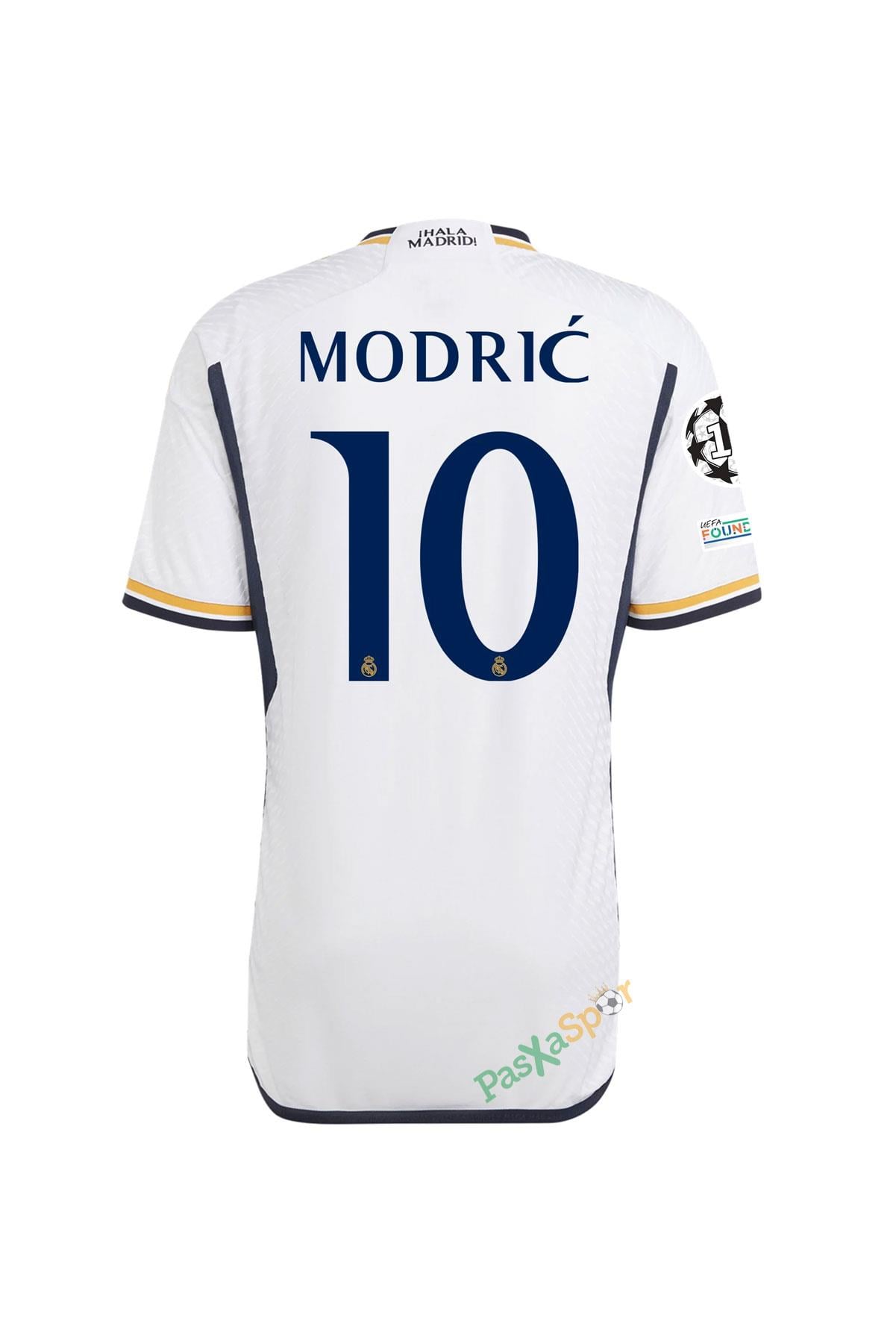 Yeni Sezon Real Madrid 2024 Modric İç Saha Şampiyonlar Ligi Maç Forması
