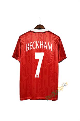 1992 Nostalji Manchester United Beckham Retro Maç Forması