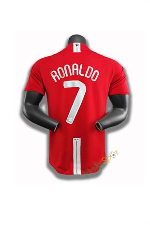 2008 Manchester United Şampiyonlar Ligi Finali Kısa Kollu Ronaldo Forması