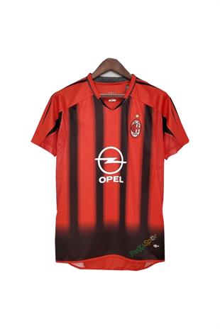 Ac Milan 2004-2005 İç Saha Şampiyonlar Ligi Maldini Kısa Kol Maç Forması