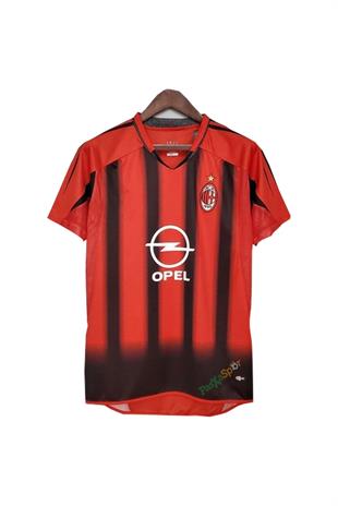 Ac Milan 2004-2005 İç Saha Şampiyonlar Ligi Kaka Kısa Kol Maç Forması