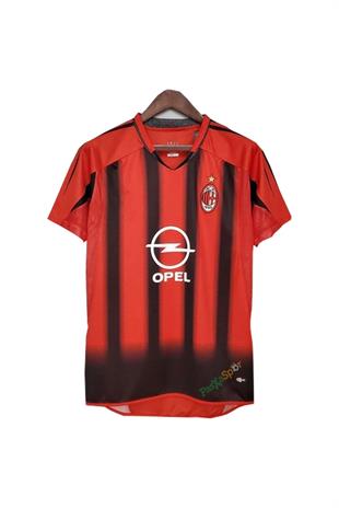 Ac Milan 2004-2005 İç Saha Şampiyonlar Ligi Pırlo Kısa Kol Maç Forması