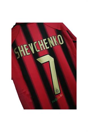 Ac Milan 2004-2005 İç Saha Şampiyonlar Ligi Shevchenko Kısa Kol Maç Forması