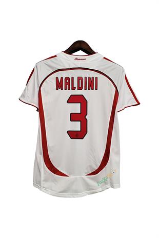 Ac Milan 2007 Şampiyonlar Ligi Finali Maldini Kısa Kol Maç Forması